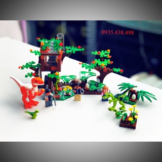 BỘ ĐỒ CHƠI LEGO LẮP RÁP DINOSAUR QL1703 (Mô Hình Xây Dựng Nhà Điều Hành Công Viên Khủng Long Đẻ Trứng) [Siêu Hot 2020]
