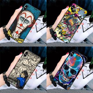 Ốp điện thoại mềm in hình nghệ thuật Graffiti cho iPhone 5 5S 6 6S SE 7 8 Plus XS Max