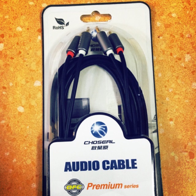 Dây đôi AV 1,5m - dây hai đầu AV Sịn - dây 4đầu Audio đẹp 1,5m.