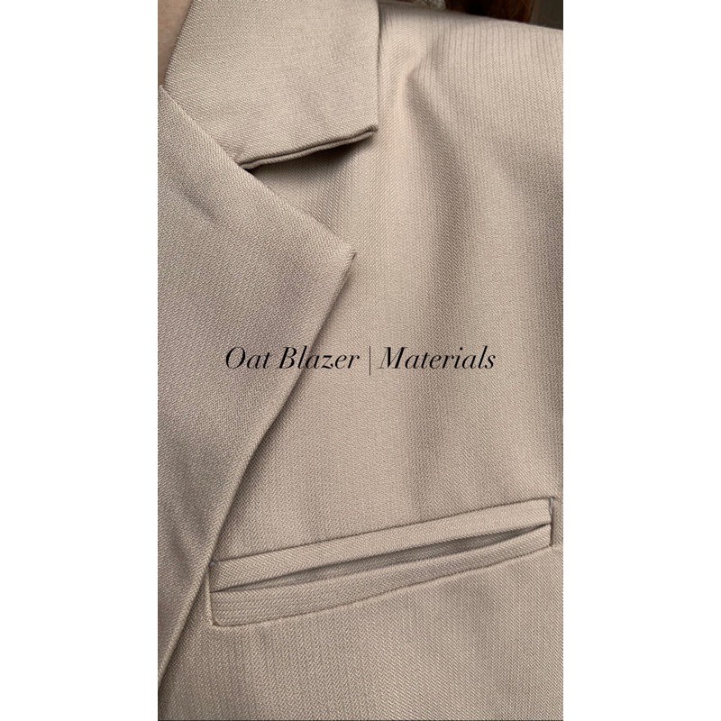 Oat Blazer (Khoác Màu be) | BigBuy360 - bigbuy360.vn