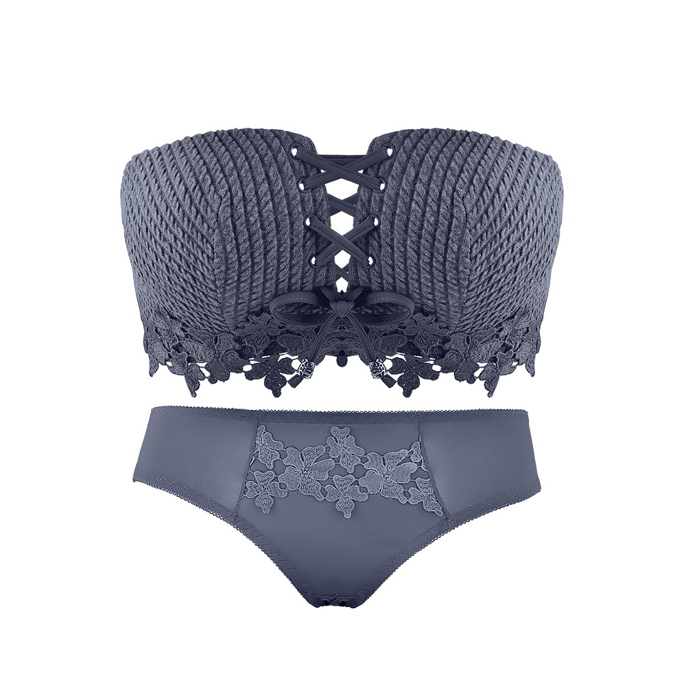 Áo ngực không dây tạo khe ngực có thể mua theo bộ với quần lót | BigBuy360 - bigbuy360.vn