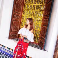 Set váy + áo thổ cẩm boho