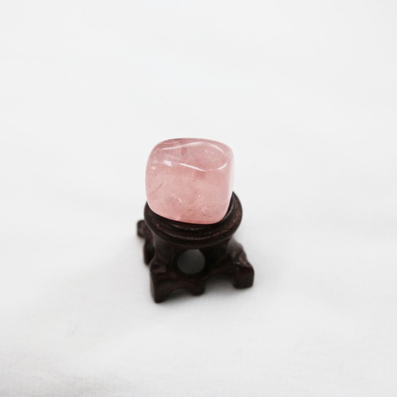 Viên đá thanh tẩy Rose quartz C16 vuông phong thủy chơi tarot | BigBuy360 - bigbuy360.vn