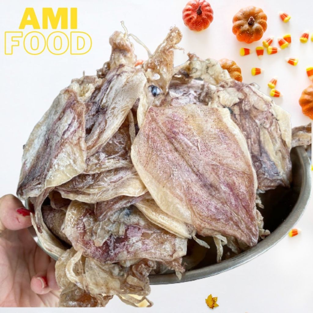 Khô mực ngon Cà Mau , thịt dày , phơi sấy tự nhiên , hải sản khô tự nhiên không tẩm màu không chất bảo quản