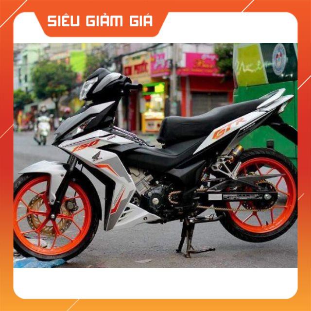 Tem rời winner GTR dán xe trắng tem 3 lớp ko bay màu