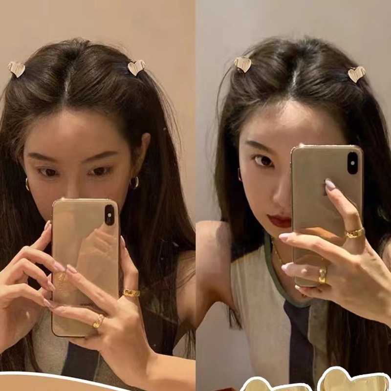 Kẹp Tóc Kim Loại Hình Bông Hoa Mini Xinh Xắn