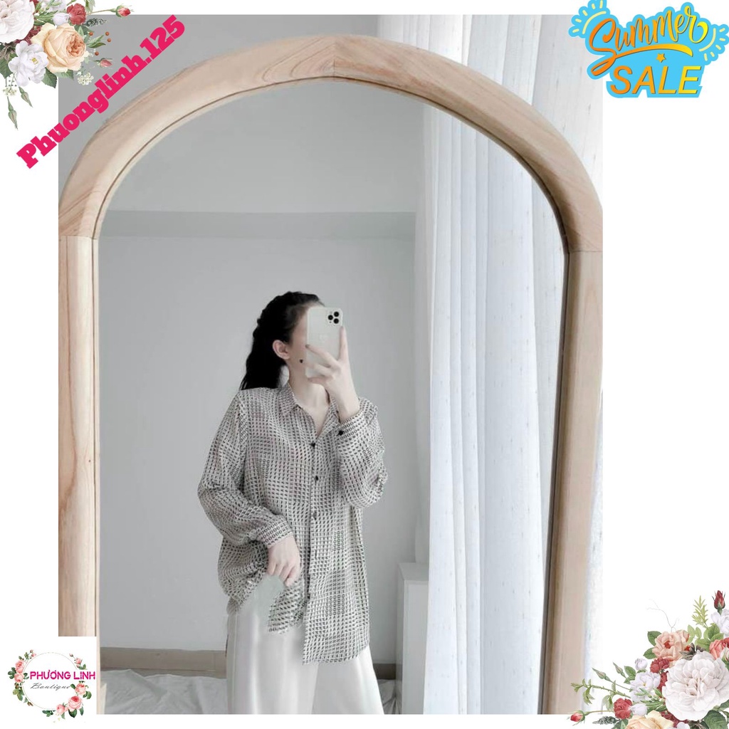 ÁO SƠ MI HOẠ TIẾT CHỮ