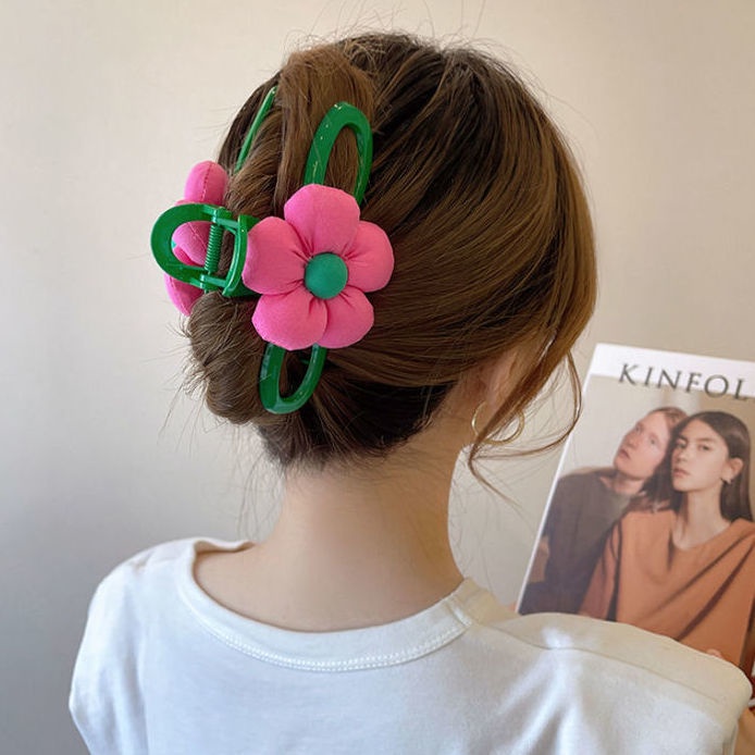 Kẹp Tóc Hoa Hồng Phong Cách Mới Mùa Hè Cho Bé Gái
