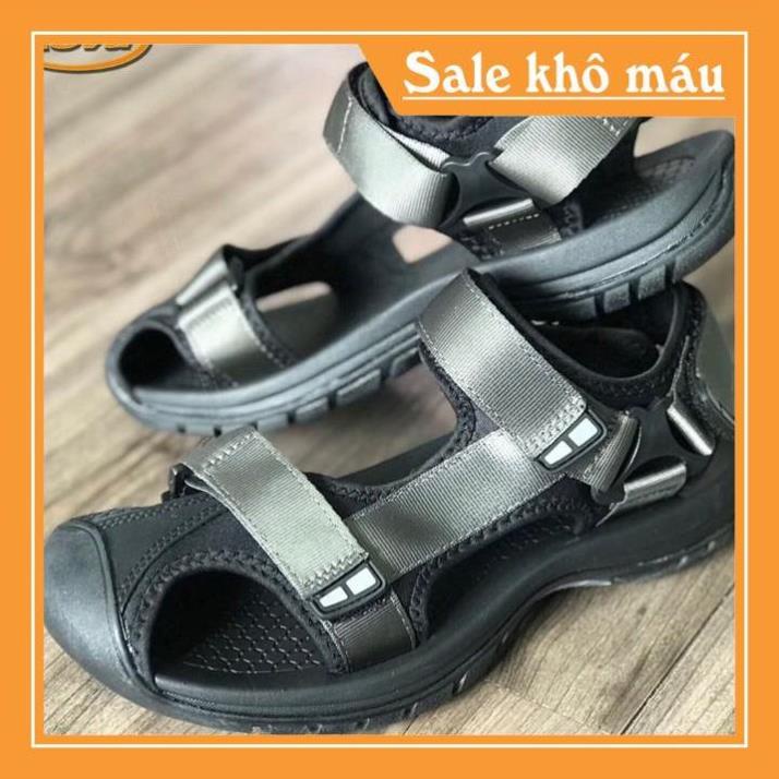 Sandal nam học sinh bít mũi quai dù đi phượt hiệu Rova RV25BB - MOL VN - BẢO HÀNH 12 THÁNG -new221