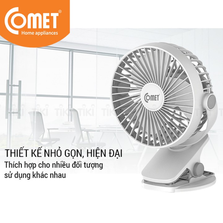 Quạt sạc COMET CRF0705 CHÍNH HÃNG [BH 12 tháng] (1 đổi 1)