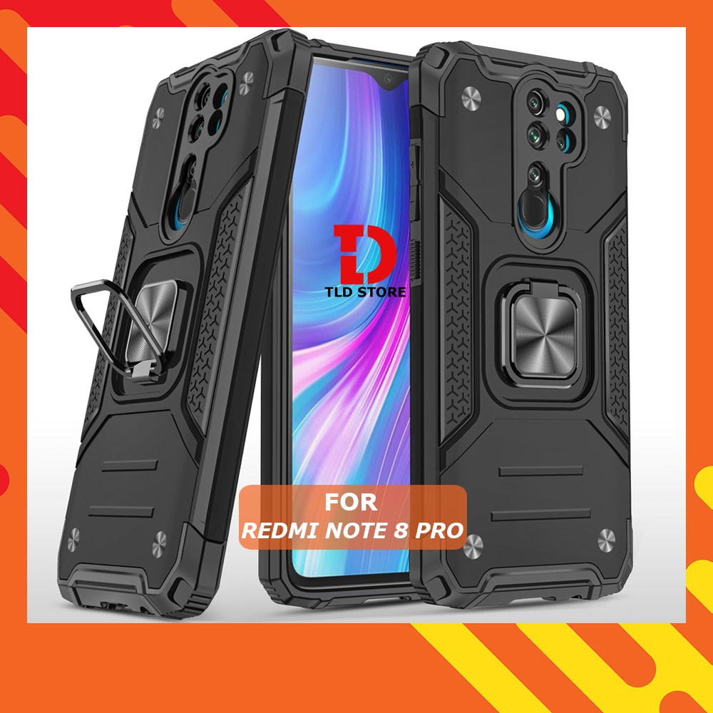 Ốp lưng Xiaomi Redmi Note 8 9 10 11 11S 11SE 11E 10T 11T Pro Max 9S 10S 4G 5G Chống sốc Kemeng kèm nhẫn iring