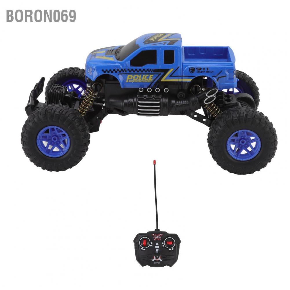Xe điều khiển từ xa Chống va đập 1:18 Scale RC Crawler Electric Toy for Boys and Girls Blue Boron069