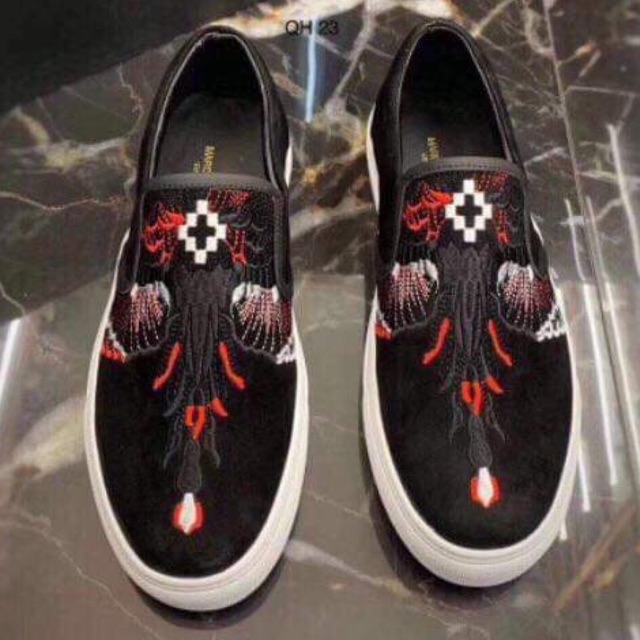 Giầy lười thêu hoạ tiết nam