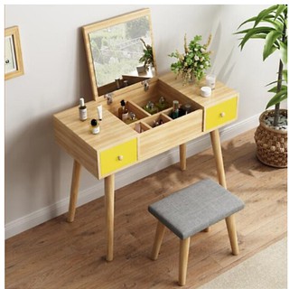 Bàn trang điểm, bàn phấn phong cách hiện đại( 90*75*40) CÓ SẴN- GP43
