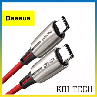 Cáp sạc type c to type c 60w Baseus - dây sạc 2 đầu type c dùng cho samsung xiaomi laptop