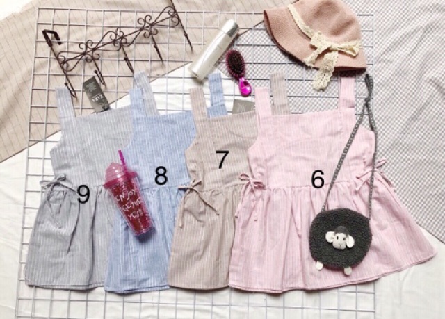 [Mã WASKT410K giảm 10K đơn 50K] Áo 2 dây babydoll nơ eo | BigBuy360 - bigbuy360.vn