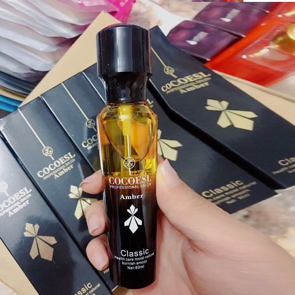Tinh dầu dưỡng tóc COCOESL AMBER 60ML - CHÍNH HÃNG ( COCO 3 LÁ )