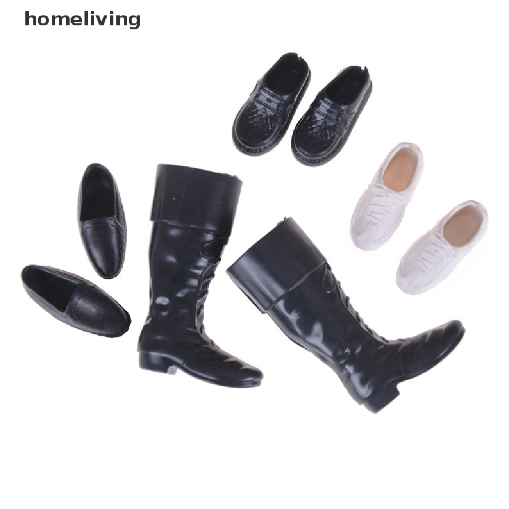 Bộ 4 Đôi Giày Thể Thao Cao Tới Gối Cho Búp Bê