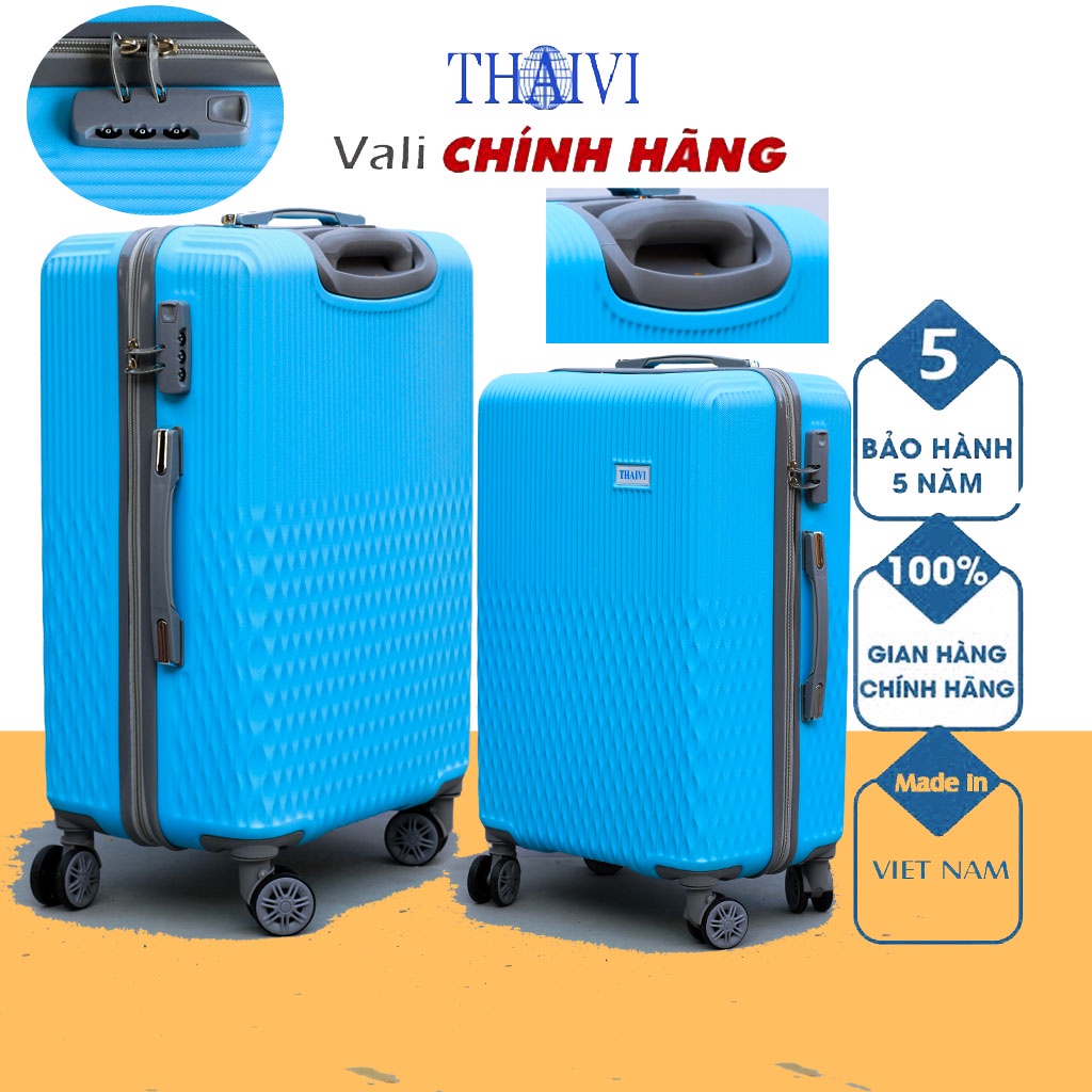 Vali kéo THAIVI Vali du lịch cao cấp Size 20/24/28-  Hàng Việt Nam Bảo Hành 5 Năm  TOG03
