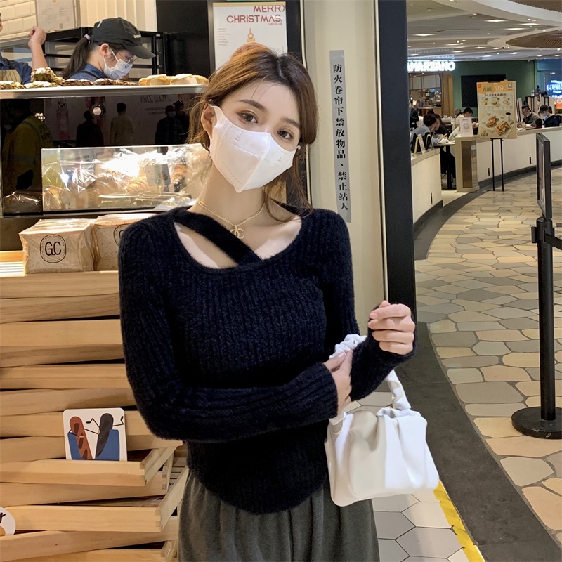 Áo croptop tay dài thiết kế độc đáo thời trang quyến rũ cho nữ | BigBuy360 - bigbuy360.vn