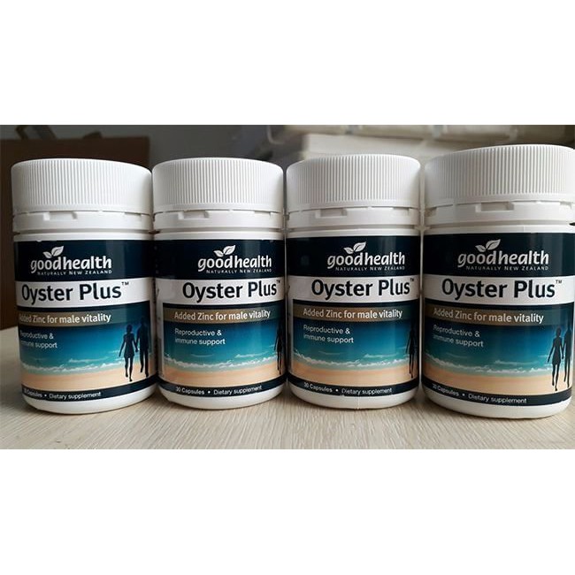 Tinh chất hàu New Zealand Good Health Oyster Plus chính hãng ÚC tăng cường sinh lý nam giới 1 lọ 60 viên