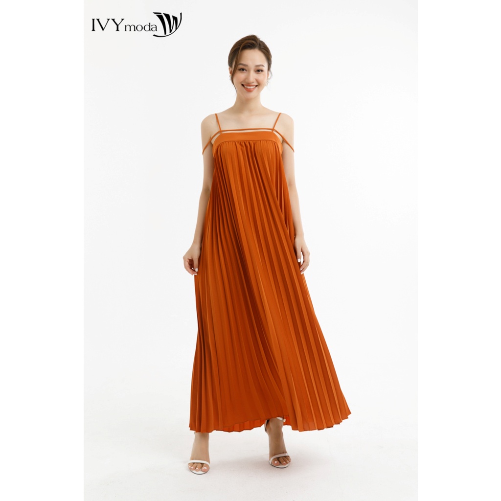 Đầm Maxi dập ly IVY moda MS 40B9345