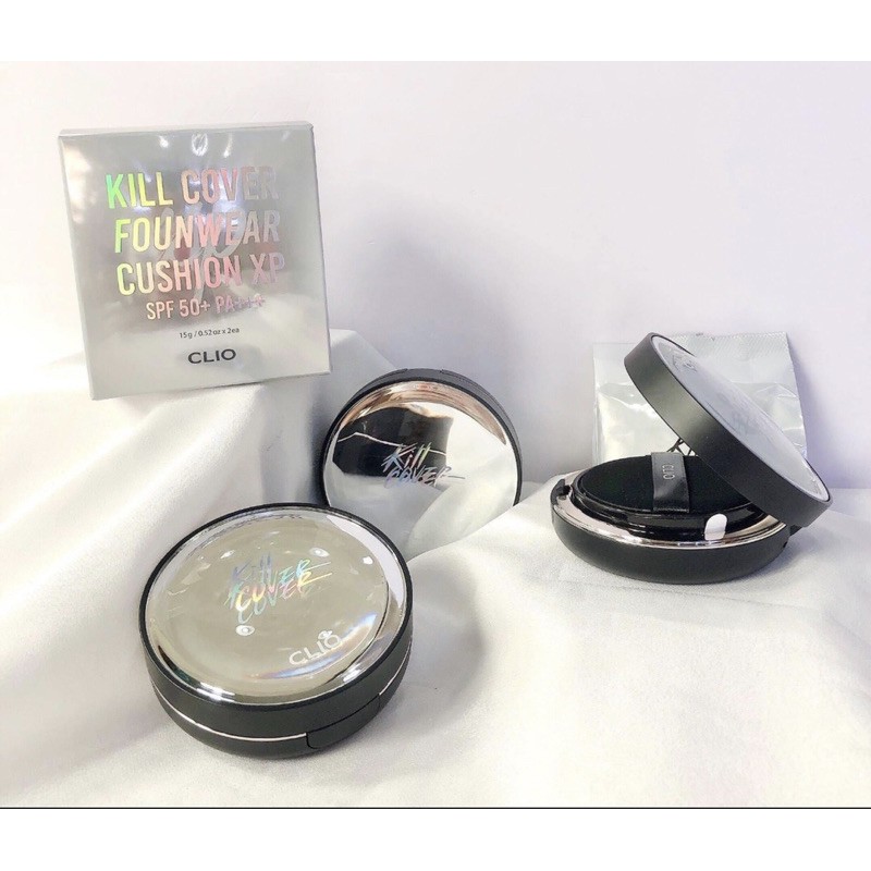 Phấn nước che phủ & lâu trôi 𝘾𝙡𝙞𝙤 𝙆𝙞𝙡𝙡 𝘾𝙤𝙫𝙚𝙧 𝙁𝙤𝙪𝙣𝙬𝙚𝙖𝙧 𝘾𝙪𝙨𝙝𝙞𝙤𝙣 𝙓𝙋 | BigBuy360 - bigbuy360.vn