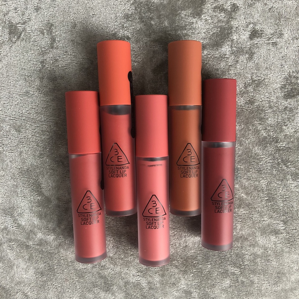 (Auth) Son kem lì 3ce Soft Lip Lacquer