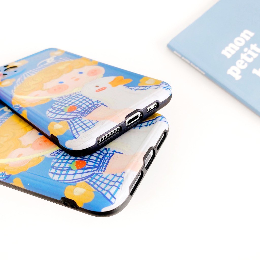 Ốp lưng iphone Ducky Baby IMD dày dặn viền nổi 6/6plus/6s/6splus/7/7plus/8/8plus/x/xr/xs/11/12/13/pro/max/plus/promax | BigBuy360 - bigbuy360.vn