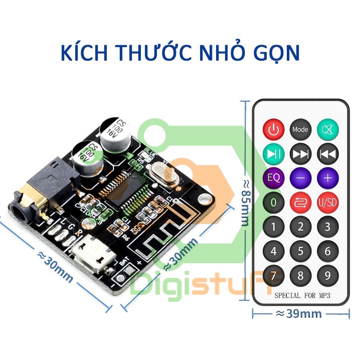 Mạch thu tín hiệu âm thanh Bluetooth 5.0 stereo