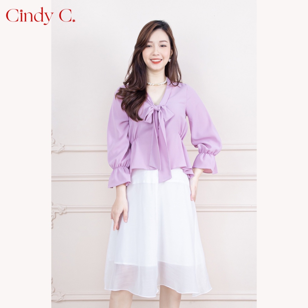 Chân váy dài Dilys CINDY C chất liệu Organza thanh lịch nữ tính 514