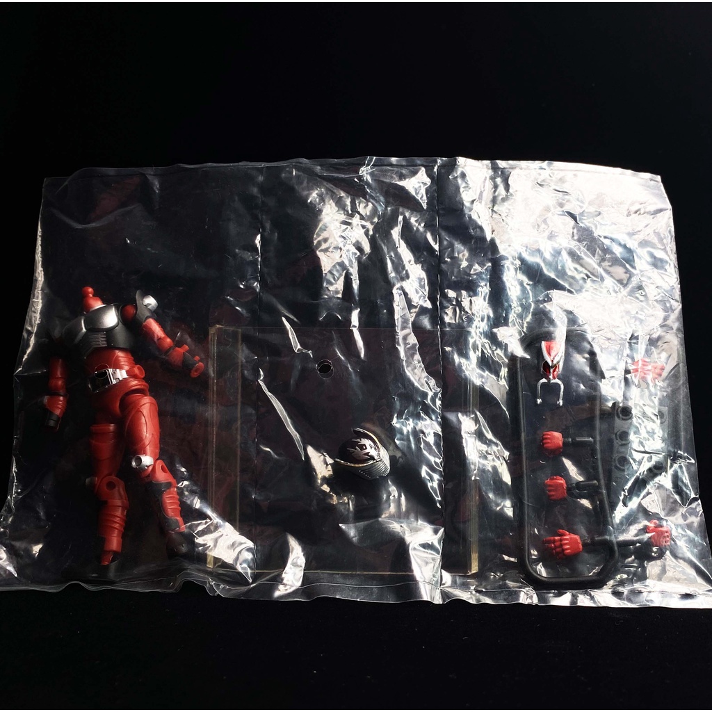 Bandai Shodo X 4 Ryuki Red Ant Masked Rider Kamen ShodoX