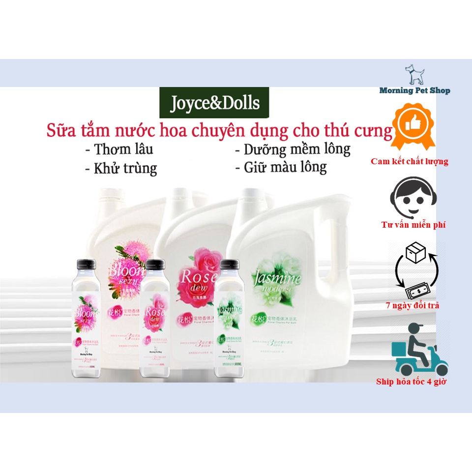 Sữa tắm nước hoa thú cưng Joyce & Dolls 500ml
