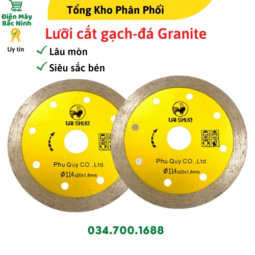 Lưỡi Cắt Gạch 100mm | Lưỡi cắt đá LAISHUO