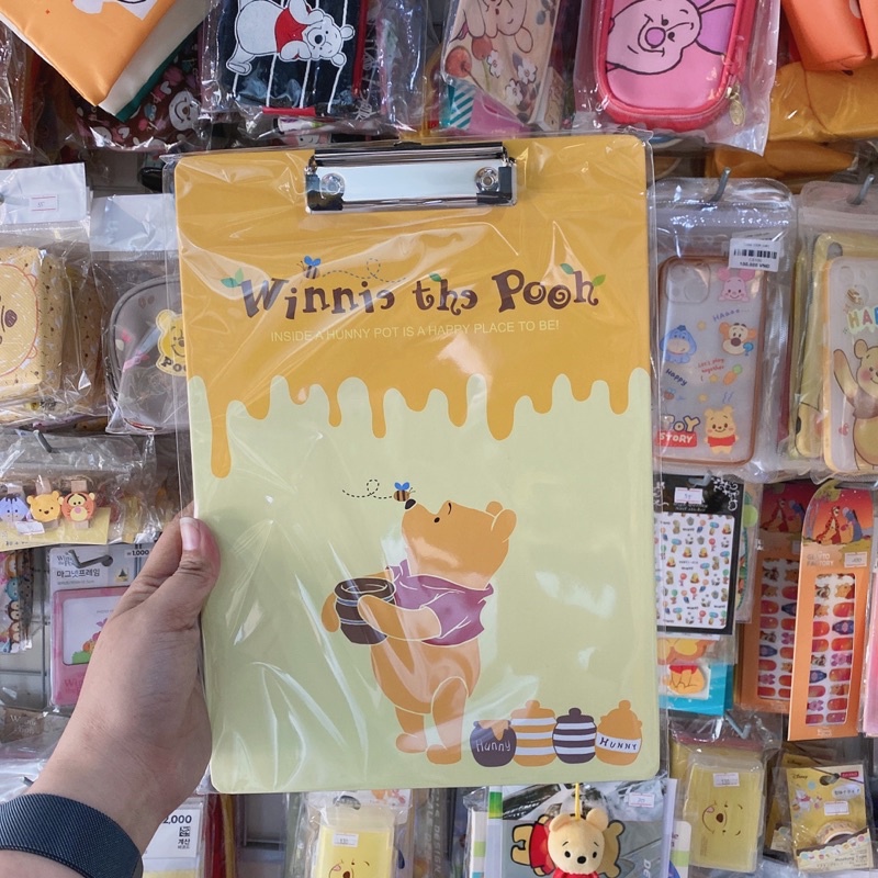 Bìa trình ký A4 gấu Pooh Hàn quốc