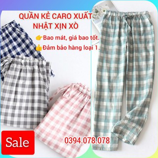 - Quần caro vải xô siêu mát hàng Loại 1