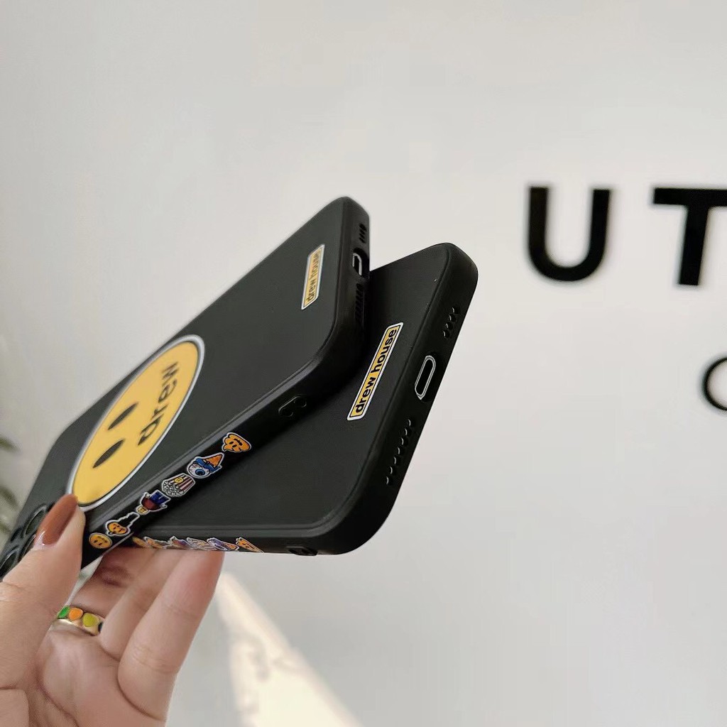 Ốp điện thoại TPU họa tiết mặt cười cho Iphone 12 / 12promax / 12mini / 7plus / Xs Max / 8 / 11 / 11promax | BigBuy360 - bigbuy360.vn