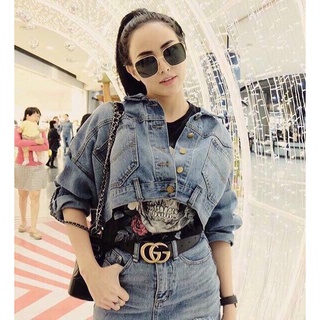 Áo khoác jean nữ phom 55kg, vải jean denim dày dặn, không co giãn,phù hợp mọi hoàn cảnh, dễ phối các loại thời trang