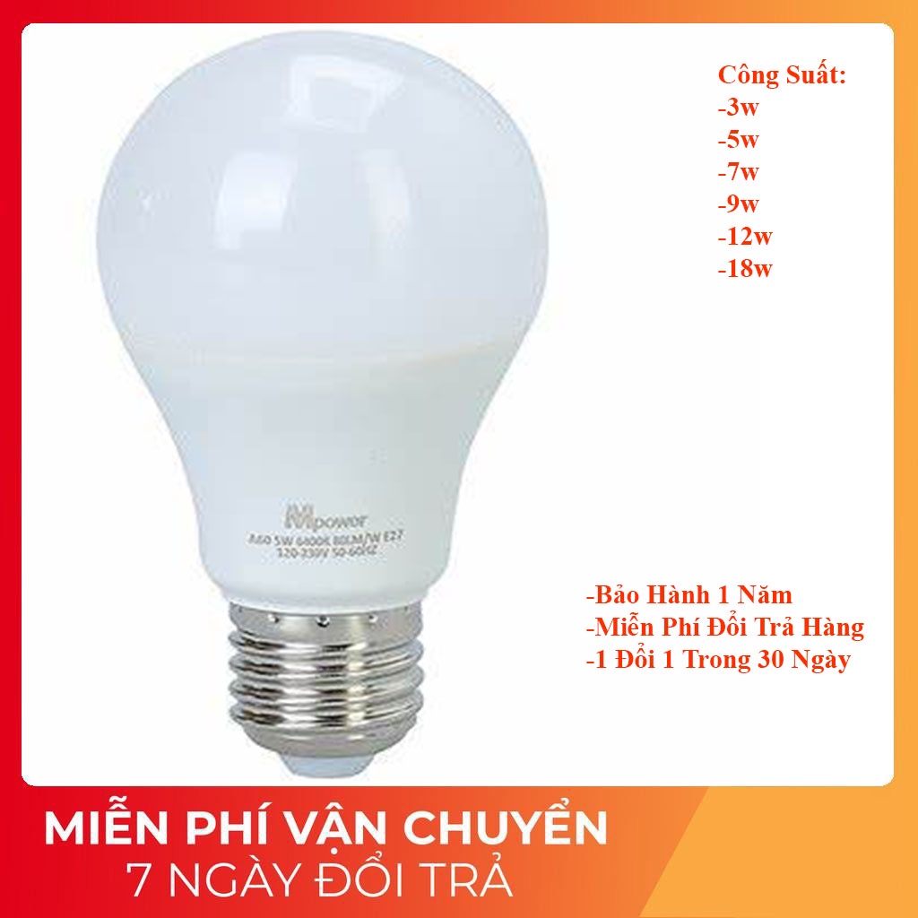 Bóng Đèn Led Siêu Sáng . Siêu Tiết Kiệm Điện