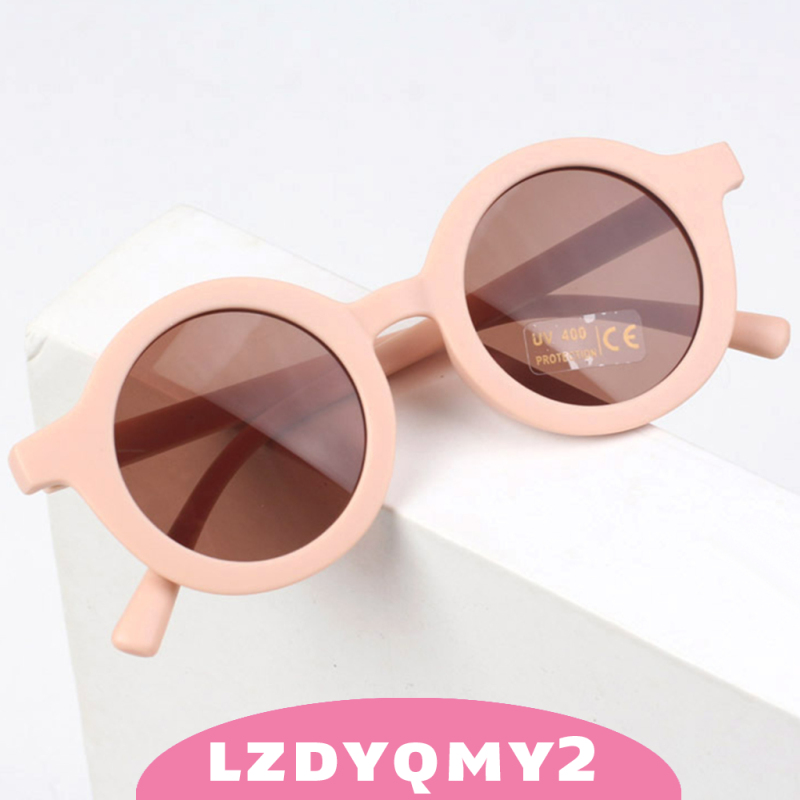 Curiosity Sunglasses for Kids Round Frame Cute Glasses UV 400 Protection Party Favor Accessories Photography Outdoor Beach Children Girl Boy Gifts