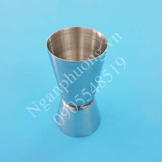 Jigger đong, lyđong inox 2 đầu 20CC- 40CC