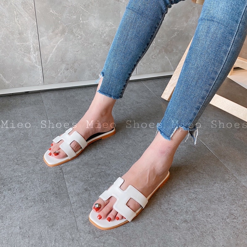 DÉP HM DA TRƠN MỀM CỰC ÊM CHÂN ĐẾ XỊN ( MIEO SHOES D1033 D1034 D1035 D1036 D1037 D1037 D1038 D1038)