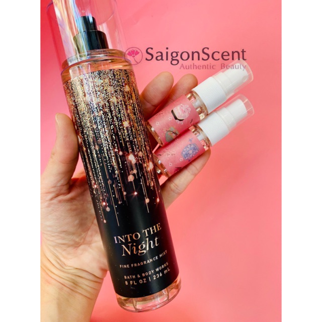 Trial mini 10ml- Xịt thơm toàn thân Bath and Body Works Dark Kiss/ Japanese Cherry Blossom/ Moonlight Path | BigBuy360 - bigbuy360.vn