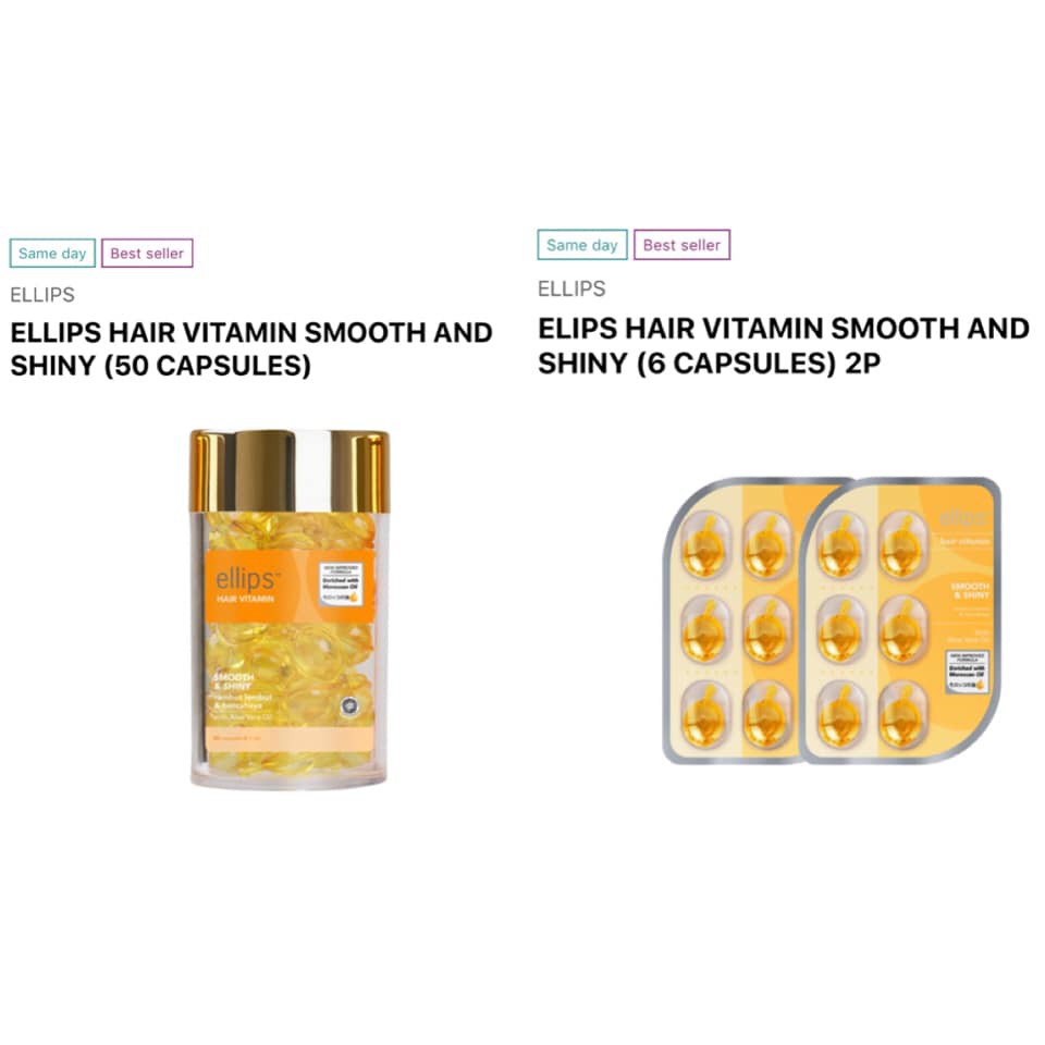 Dầu Cá Dưỡng Tóc Ellips Hair Vitamin