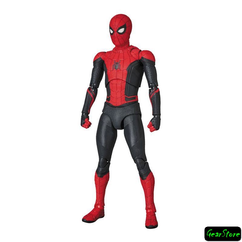 Mô hình nhân vật spider man Far From Home upgaded Suit FIGMA FIGURE MAF 113 AVENGERS cử động được 15cm