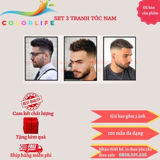 TRANH BARBER TÓC NAM CHO SALON DÁN TREO TƯỜNG SIÊU ĐẸP GIÁ XƯỞNG K38 COLORLIFE