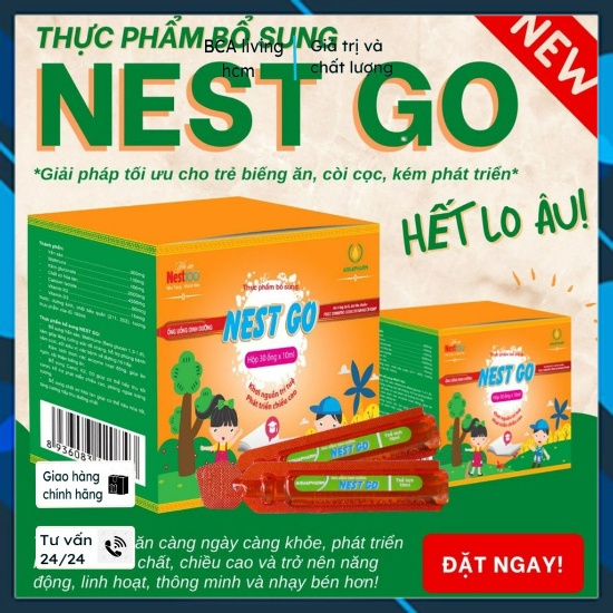 Nest Go ống uống dinh dưỡng bổ sung dinh dưỡng yến xào 300ml .