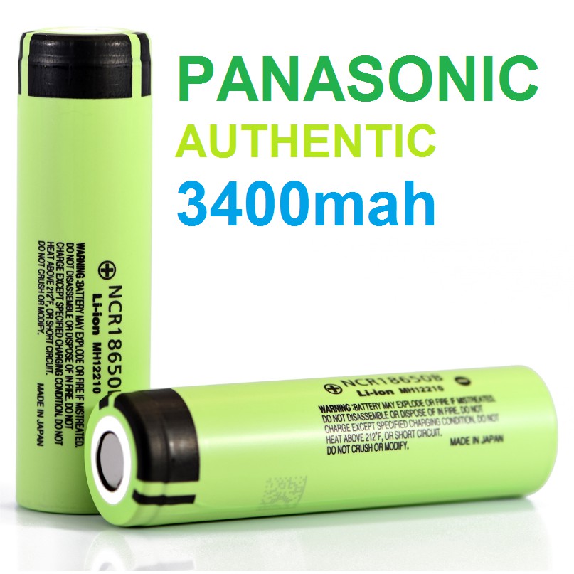 [P4] Pin Panasonic NCR18650B, 3400mAh chính hãng, date mới