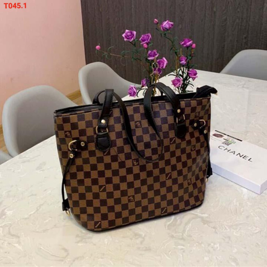 Túi xách thời trang công sở size lớn vừa A4 tiện lợi đựng đồ dùng du lịch - tui tote da khóa bấm