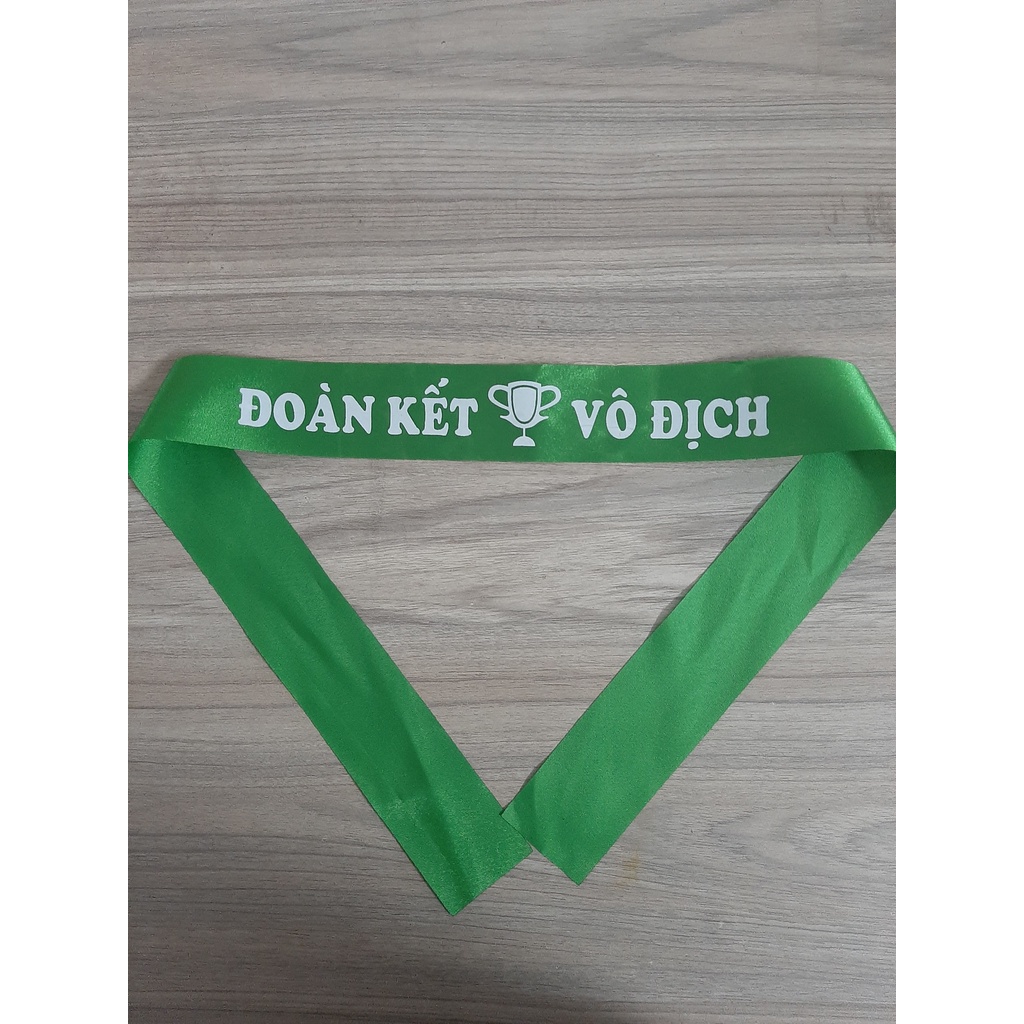 Băng đô đeo đầu khẩu hiệu ĐOÀN KẾT VÔ ĐỊCH